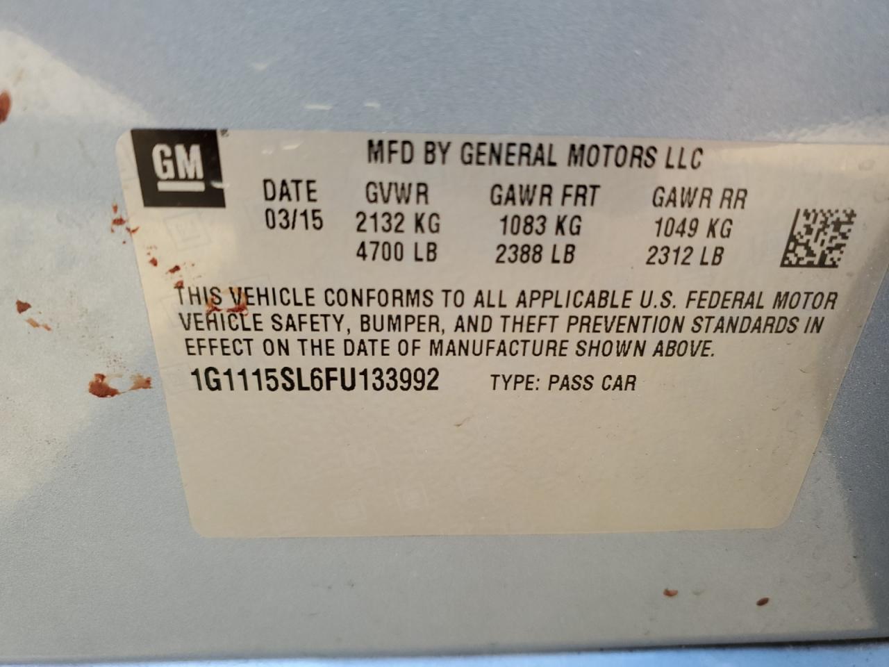 Chevrolet Impala Lt