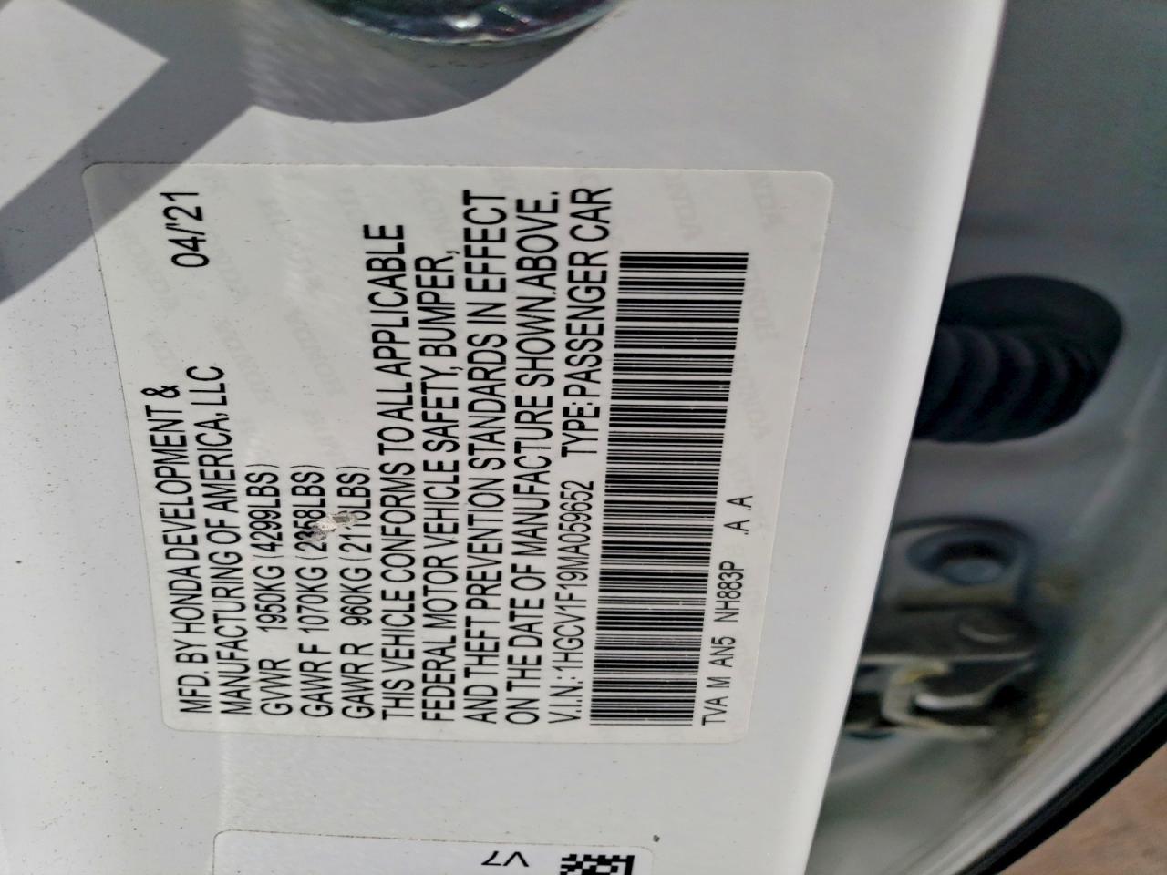 Honda Accord Lx