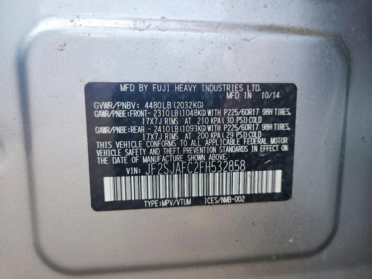 Subaru Forester 2.5i Premium