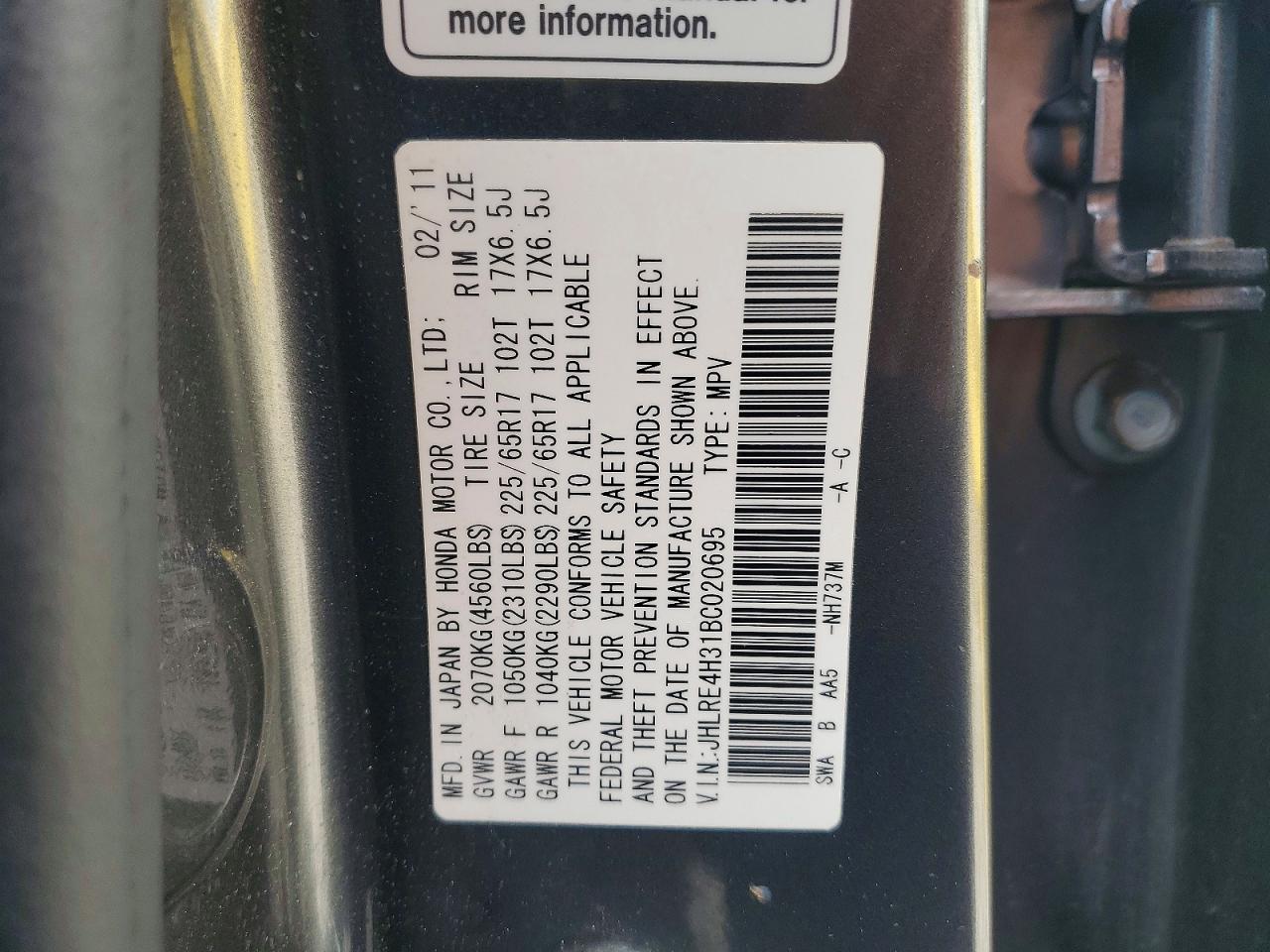 Honda Crv Lx