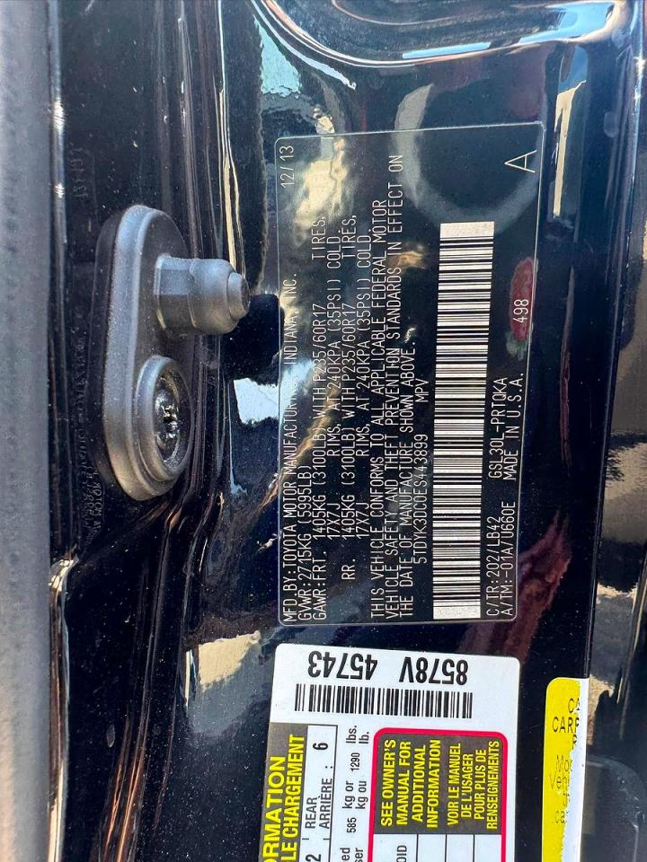 Toyota Sienna Xle 8-passenger