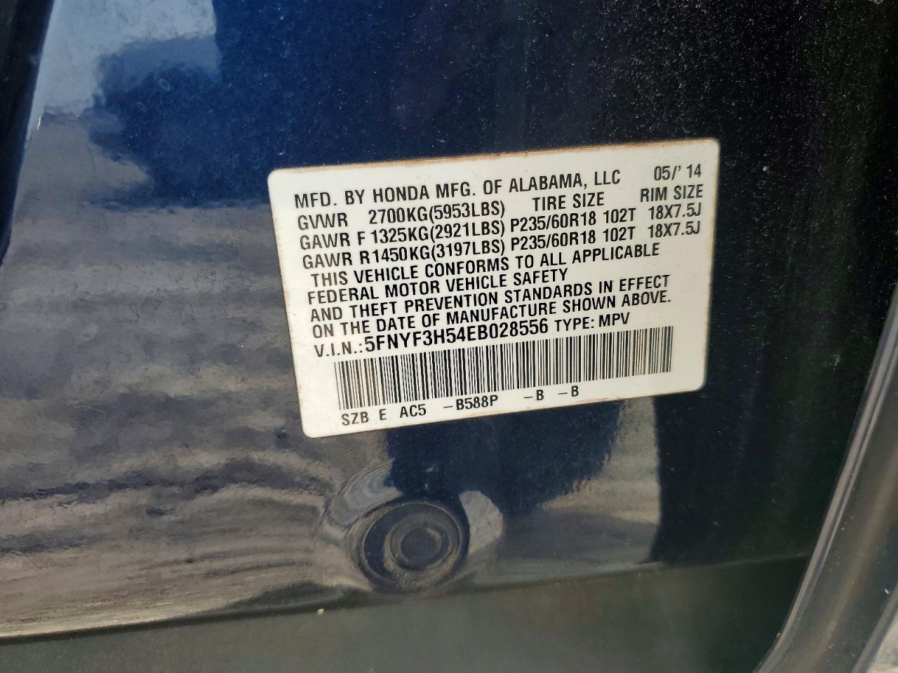 Honda Pilot Exl
