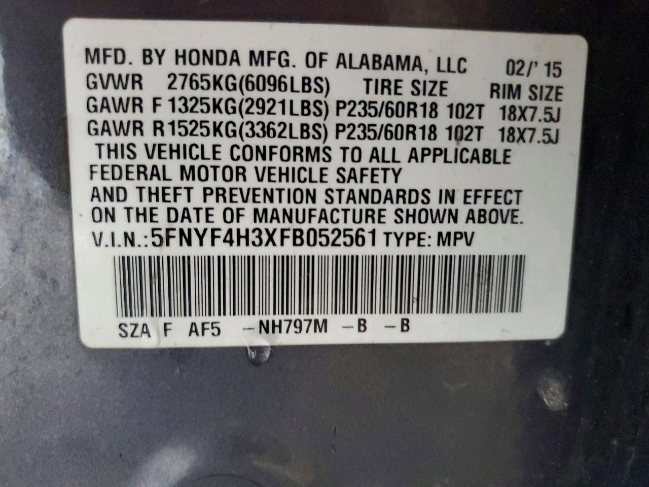 Honda Pilot Se