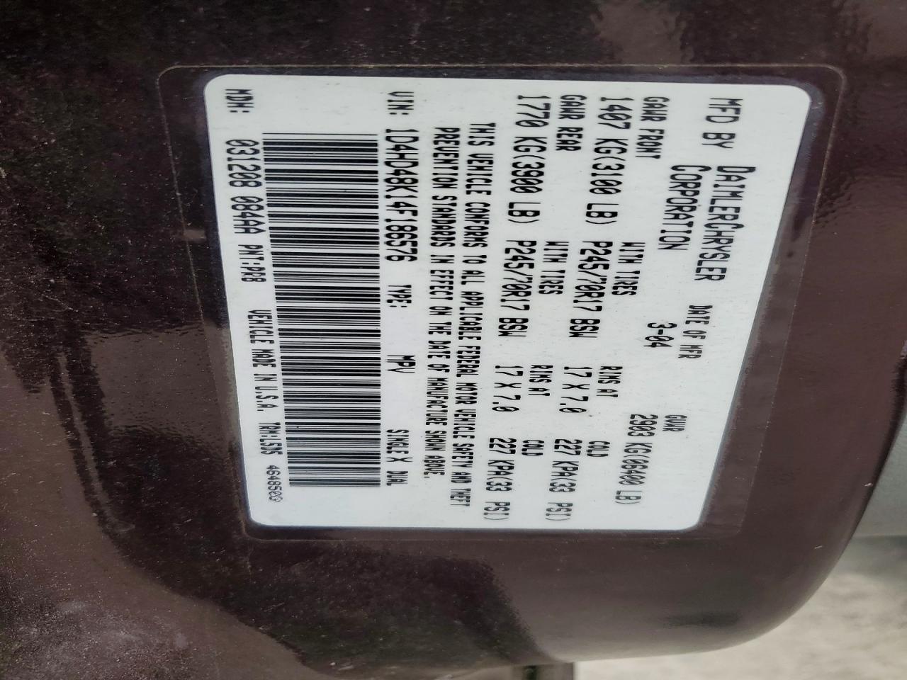 Dodge Durango Slt