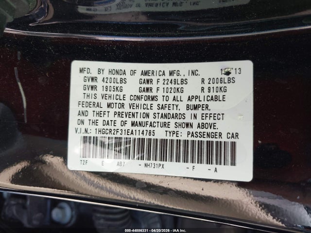 Honda Accord Lx