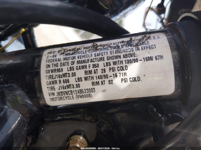 Kawasaki Vn800 B