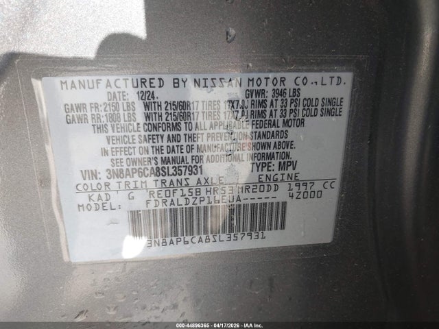 Nissan Kicks Sv Fwd