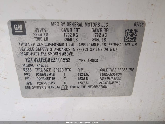 GMC Sierra 1500 Sle