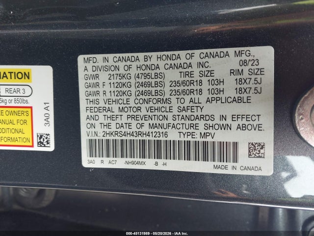 Honda CR-V Ex Awd