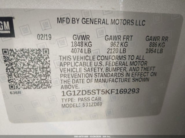 Chevrolet Malibu Lt