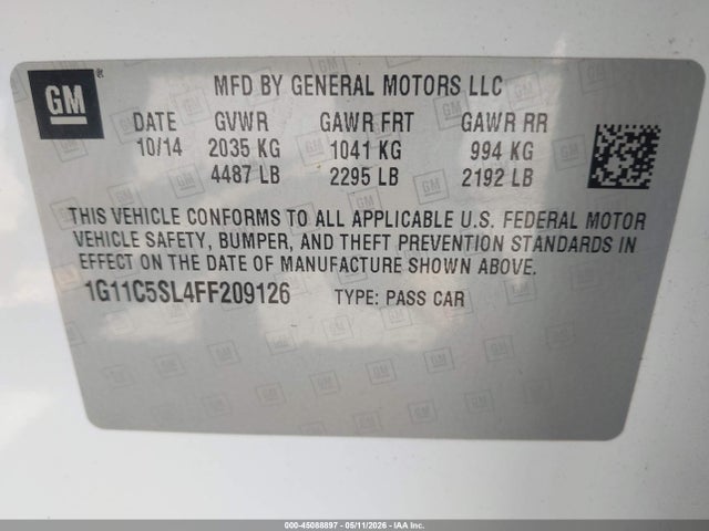 Chevrolet Malibu 1lt