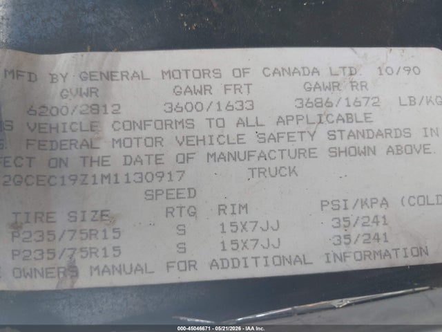 Chevrolet Gmt C1500