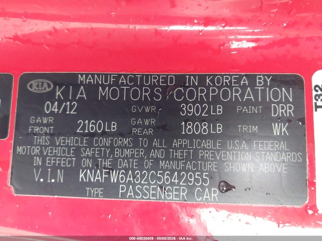 Kia Forte Sx