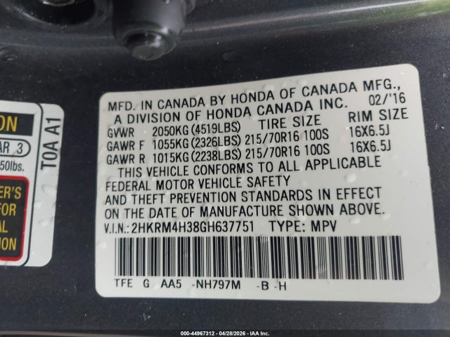 Honda CR-V Lx