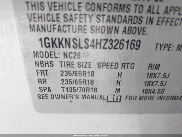 GMC Acadia Sle