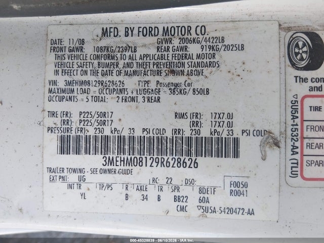Mercury Milan V6 Premier