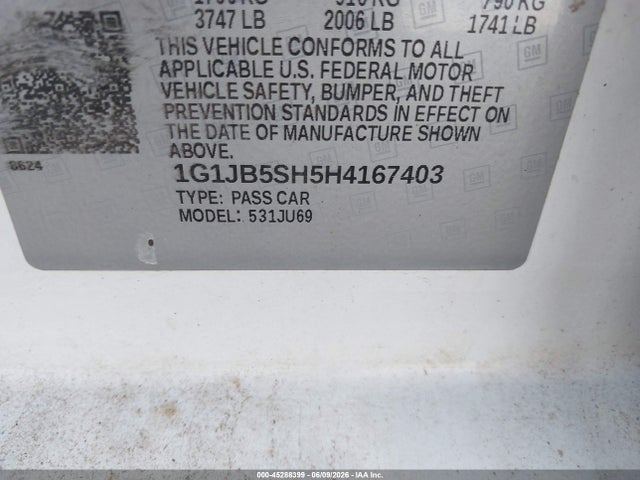 Chevrolet Sonic Ls Auto