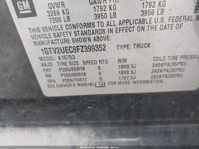 GMC Sierra 1500 Sle