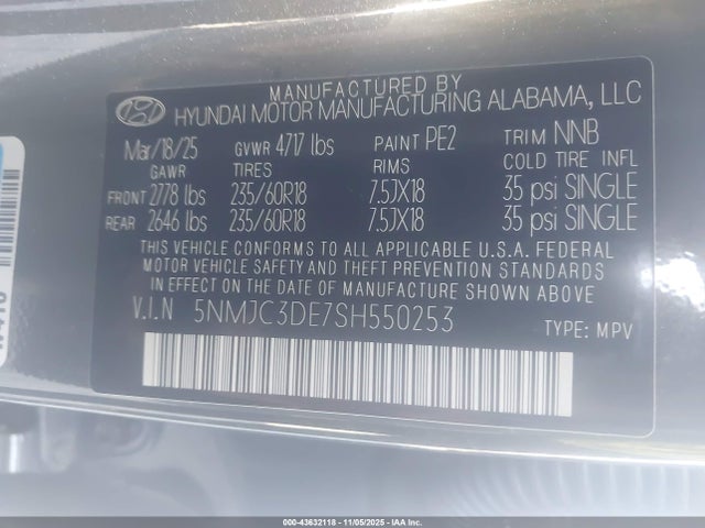 Hyundai TUCSON Sel Convenience