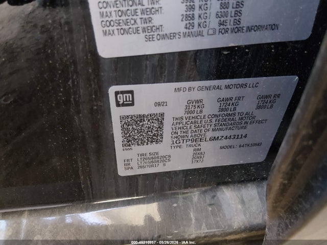 GMC Sierra 1500 4wd  Short Box At4
