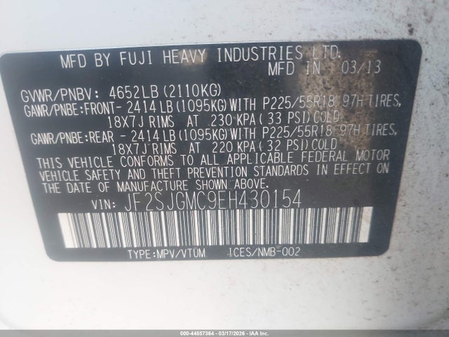 Subaru Forester 2.0xt Touring