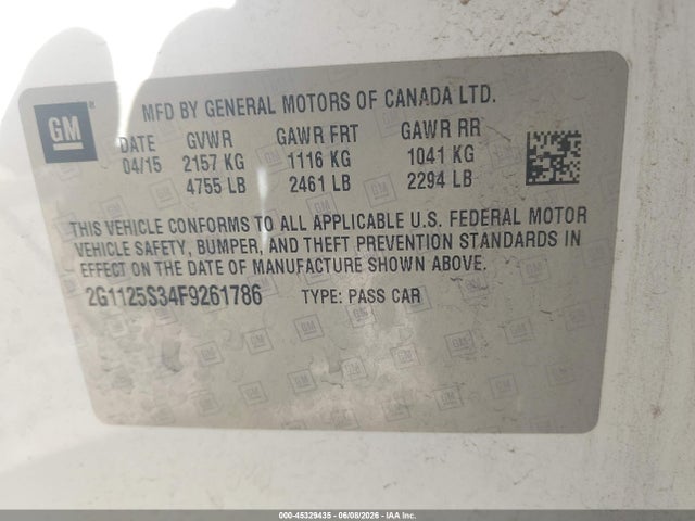 Chevrolet Impala 2lt