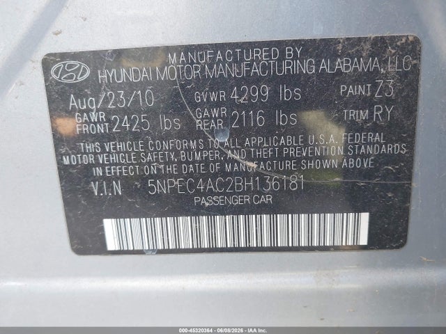 Hyundai SONATA Se