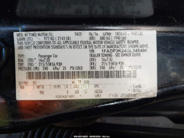 Ford Focus Se