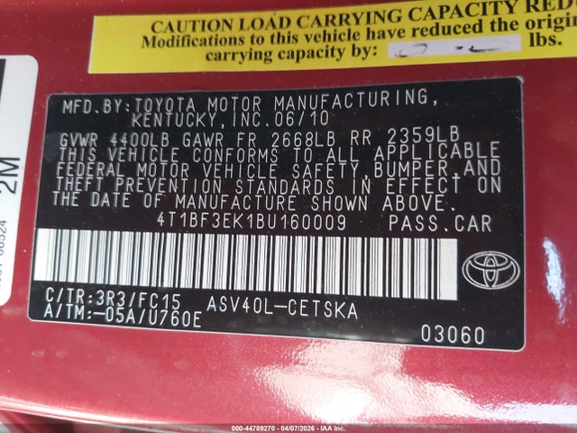 Toyota Camry Se