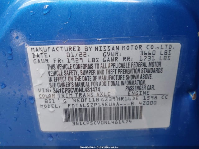 Nissan Kicks Sv Xtronic Cvt