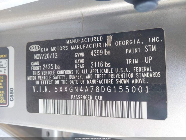Kia Optima Ex
