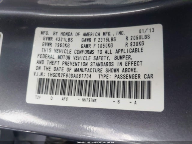 Honda Accord Ex-l
