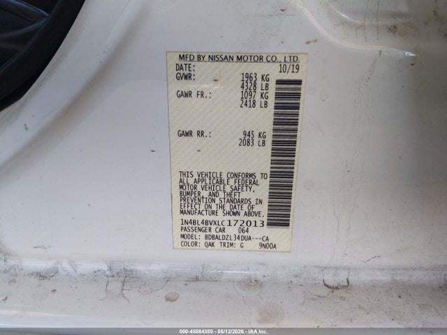 Nissan Altima S Fwd
