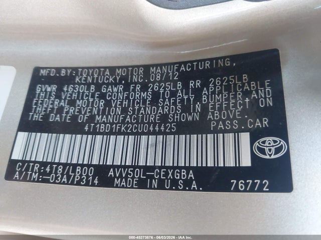 Toyota Camry Xle