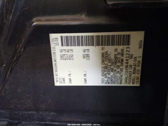 Nissan Altima 2.5 S
