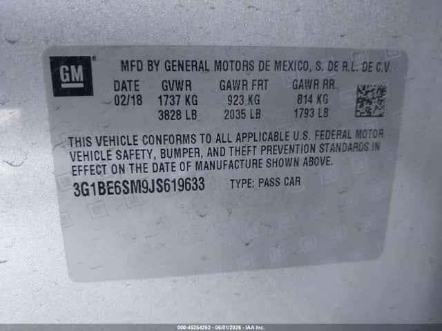 Chevrolet Cruze Lt Auto
