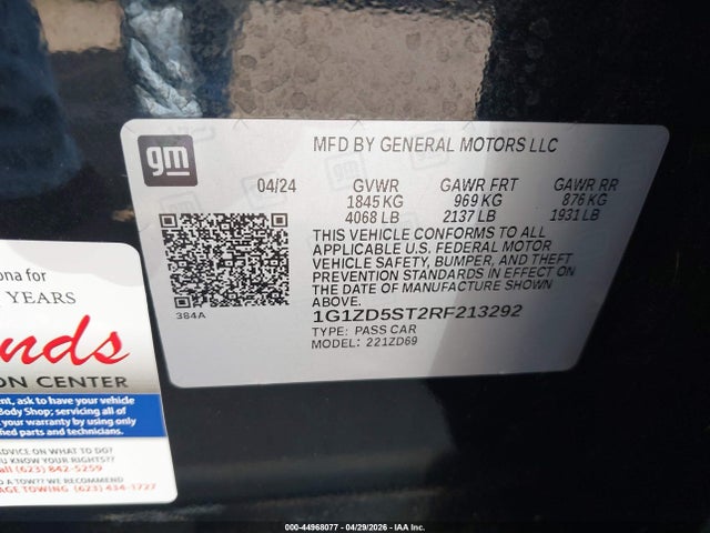 Chevrolet Malibu Fwd 1lt