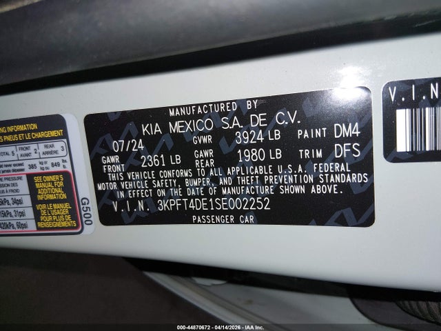 Kia K4 Lxs