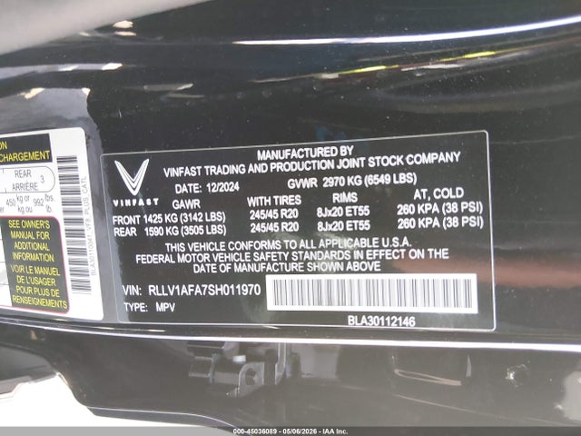 Vinfast Vf 8 Plus