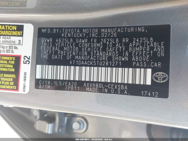 Toyota Camry Se