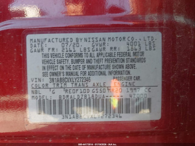 Nissan Sentra Sv Xtronic Cvt
