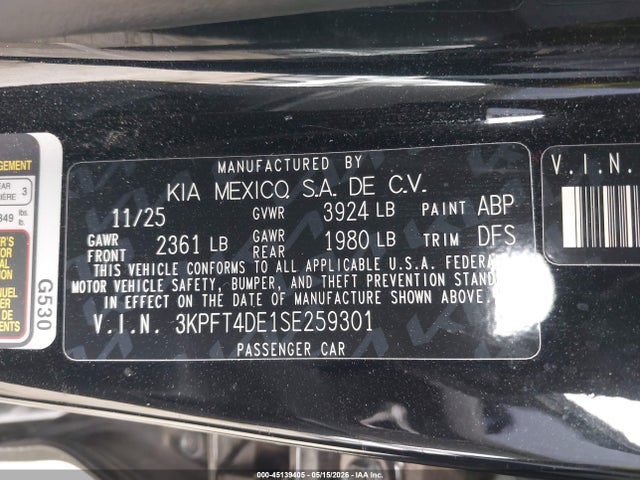 Kia K4 Lx