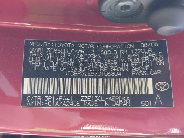 Toyota Corolla Ce
