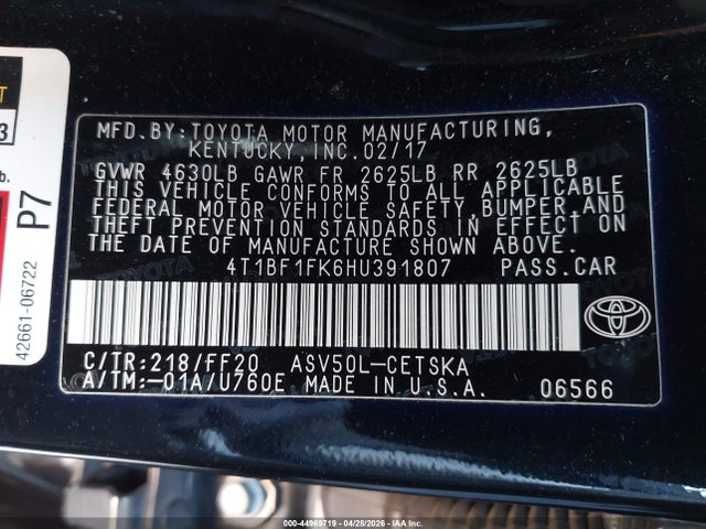 Toyota Camry Se