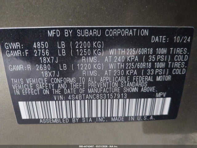 Subaru Outback Limited