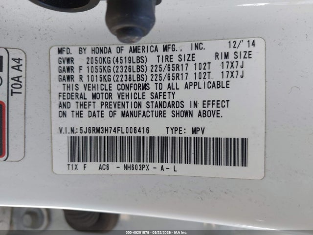 Honda CR-V Ex-l