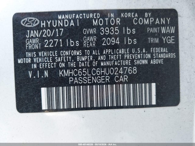 Hyundai Ioniq Blue