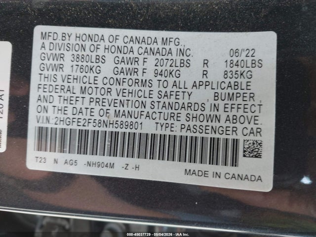 Honda Civic Sport