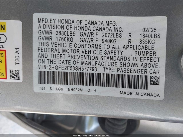 Honda Civic Sport