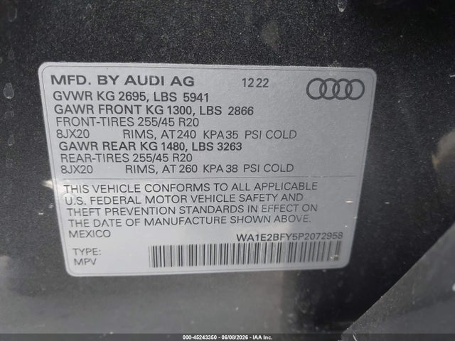 Audi Q5 Premium Plus 55 Tfsi E S Line Quattro S Tronic